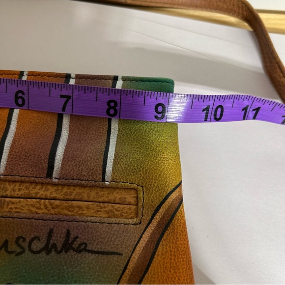 Anuschka Hand Painted Crossbody Leather Bag - Picture 5 of 15